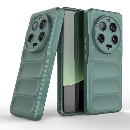 Xiaomi Mi 13 Ultra  Uyumlu Kılıf Esnek TPU Oyuklu Arka Yüzey Tasarımlı Silikon Kapak