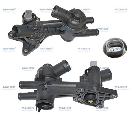 TERMOSTAT KOMPLE GOLF / JETTA / PASSAT 2004-2008 BAG-BLF-BLP 1.6 FSI 03C121111H