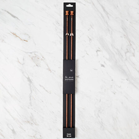 La Mia Rosewood 3 mm 36 cm Ahşap Örgü Şişi