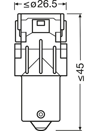 LED AMPUL 12 V P21W
