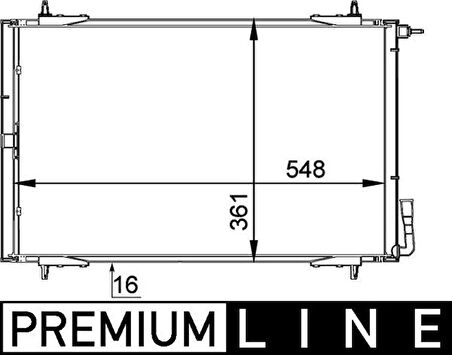 KLİMA RADYATÖRÜ KONDANSER PEUGEOT P206 1998-2009 1.1-1.4-1.6-2.0-1.4HDI-1.6HDI 6455 Y0 6455 W6 6455 W7 6455 109