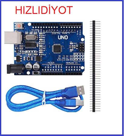 ARDUINO UNO R3 CH340 - USB KABLO HEDİYELİ