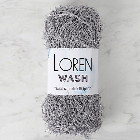 Loren Wash Gri El Örgü İpi - R082 - 34018