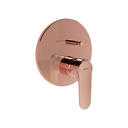 Artema Root Round A4272726 Sıva Üstü Ankastre Bakır Banyo Bataryası