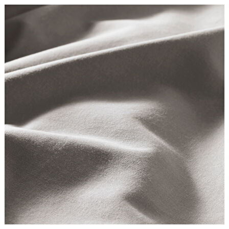 Çift kişilik nevresim seti, gri, 240x220/50x60 cm