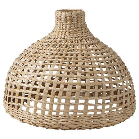 Sarkıt lamba abajur başlığı, muz lifi, 35 cm