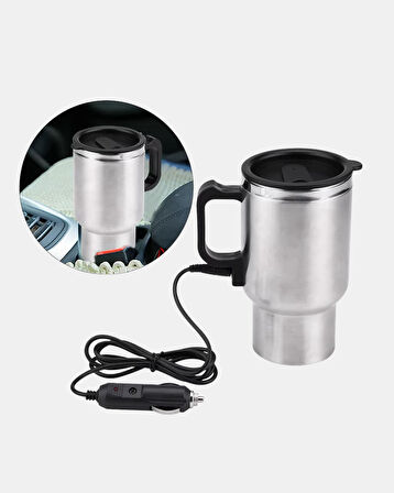 12W Araç Tipi Su Isıtıcı Kupa Bardak Pratik Isıtmalı