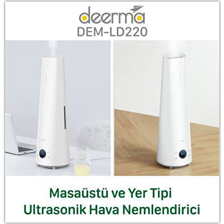 Deerma Uzaktan Kumandalı Ultrasonic Soğuk Buhar Makinesi LD220 