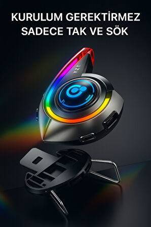 Rgb Işık Efektli Intercom Bluetooth Motosiklet Kask Kulaklığı Intercom Kulaklık