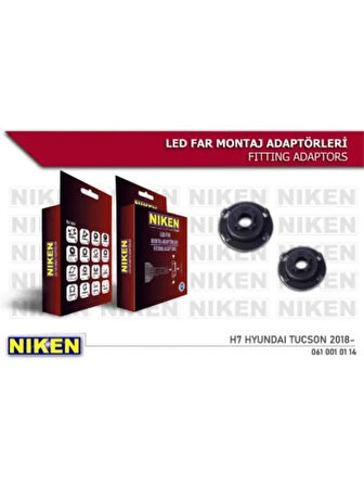 LED FAR MONTAJ ADAPTORU H7 HYUNDAI TUCSON 2018(L16