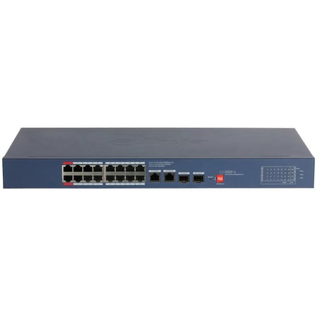DAHUA CS4220-16GT-240 16 PORT GIGABIT + 2XGB RJ45/2XGB SFP UPLINK CLOUD YÖNETİLEBİLİR 240W POE RACKMOUNT SWITCH
