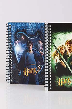 DEKOMUS İLE LİSANSLI HARRY POTTER SPIRALLI A6 ÇİZGİLİ NOT DEFTERİ / BLOKNOT 