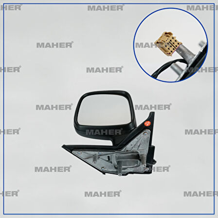 AYNA DIŞ DİKİZ TRANSPORTER T5 2004-2010 ELEKTRİKLİ, ISITMALI SAĞ 7H1857508P9B9