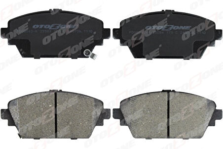 ÖN FREN BALATA NISSAN PRIMERA 1.6L 2.0L QG16 QR20 P12 03- AŞINMA IKAZ KONTAĞI MEVCUT - ŞIMLI 410604U126 410604U125 41060AV125