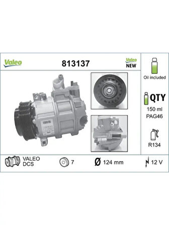KLIMA KOMPRESORU W203 0207 W204 0714 CL203 0208 C209 0209 A209 0310