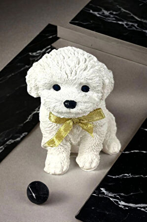 Köpek Biblo Poodle Dekoratif 13x10x10cm