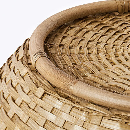 Sepet, bambu, 50x32 cm