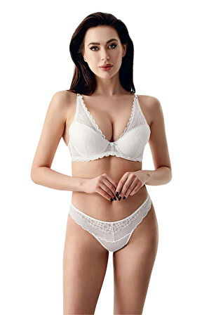 Nb334160-b-k Sütyen Külot Takım - GÜL KURUSU - 80