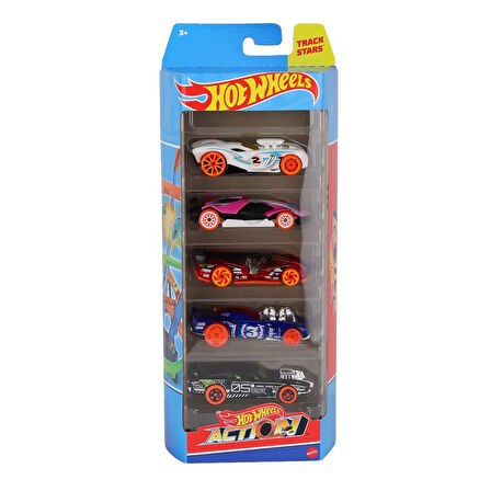 1806 Hot Wheels Beşli Araba Seti