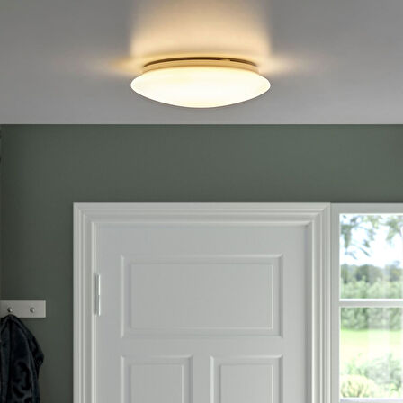 Tavan/duvar lambası, beyaz, 25 cm, LED'li