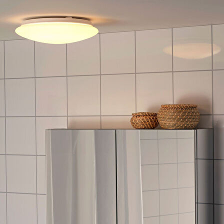 Tavan/duvar lambası, beyaz, 25 cm, LED'li