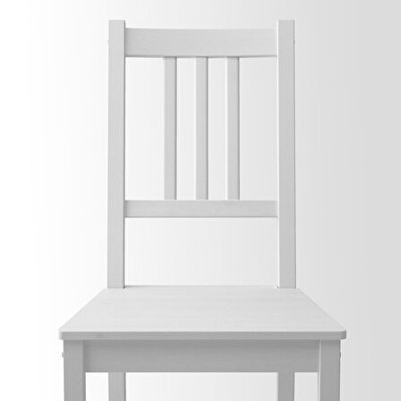 Mutfak masası takımı, beyaz, 4 sandalyeli