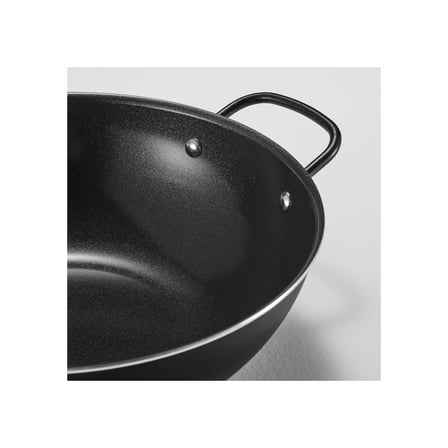 Wok tava, yapışmaz kaplama-siyah, 28 cm