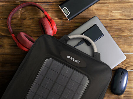 Arçelik 8W Solar Sırt Çantası Taşınabilir Güneş Paneli