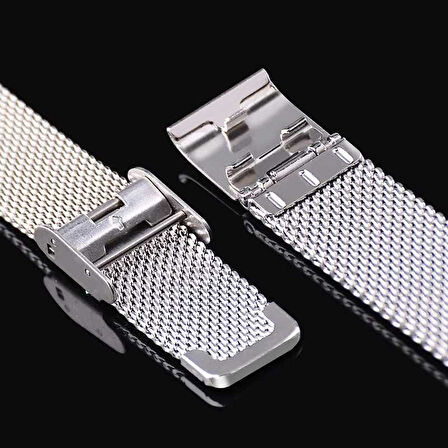 Xiaomi Mi Band 3 ile Uyumlu Metal Tel-Örgü işlemeli Kordon