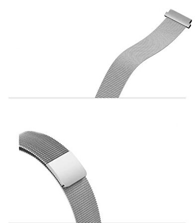 Xiaomi Mi Band 5 ile Uyumlu Metal Tel-Örgü işlemeli Kordon