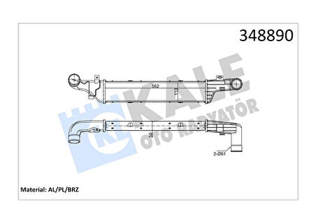 TURBOSARJ RADYATORU MERCEDES E-CLASS W210 S210 A2105001200