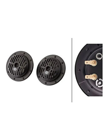 SUPERTONE SET KORNA 12V 310-380HZ SIYAH KAFES