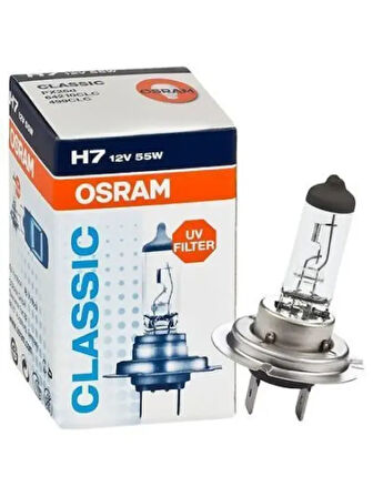 12V STANDART H7 AMPUL 55W,