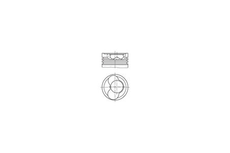 MOTOR PİSTON SEGMAN STD VW T4 2.5 TDI ACV-AHD-ANJ 1.2 SİLİNDİR 81.01 074107065AA