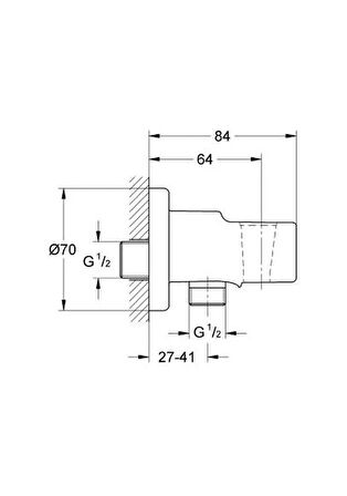 Grohe Relexa Sabit Askı Yedek Parça - 28679045