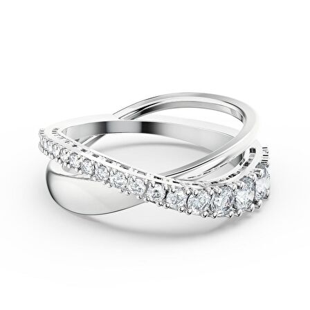 5563911 Swarovski Yüzük Twıst-Rıng Rows Czwh-Rhs 55