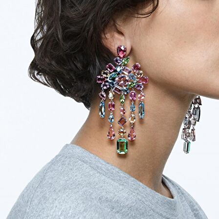 5601887 Swarovski Küpe Gema:Clip Earrings Chandelier CRMU/RHS