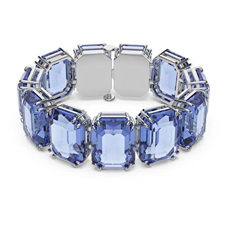 5638491 Swarovski Bileklik Millenia:Ocragon Cut, Blue, Rhodium Plated