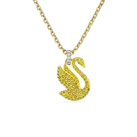 5647553 Swarovski Kolye iconic Swan:Pend Xs Yel/Gos