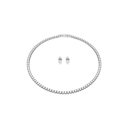 5647730 Swarovski Set Re Matrix:Set Set White  Whi/Rhs