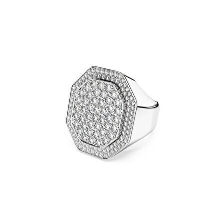 5651383 Swarovski Yüzük Dextera:Ring Signet Cre/Rhs 52