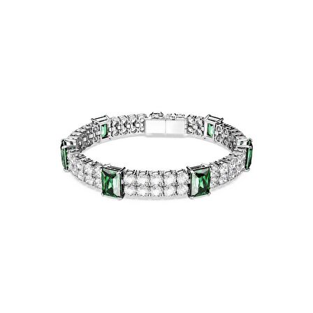 5666163 Swarovski Bilezik Matrix:Tb L Green Stones Gre/Rhs M