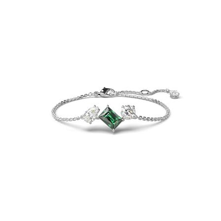 5668360 Swarovski Bilezik Mesmera:Bracelet Green White/Rhs M