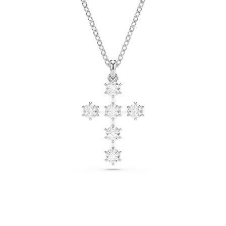 5675576 Swarovski Kolye insigne:Pend Cross_Constella Whi/Rhs