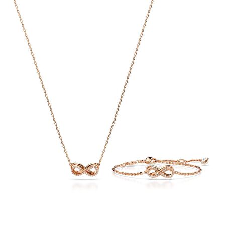 5682483 Swarovski Set Hyperbola:Set Pave Whıte/Ros
