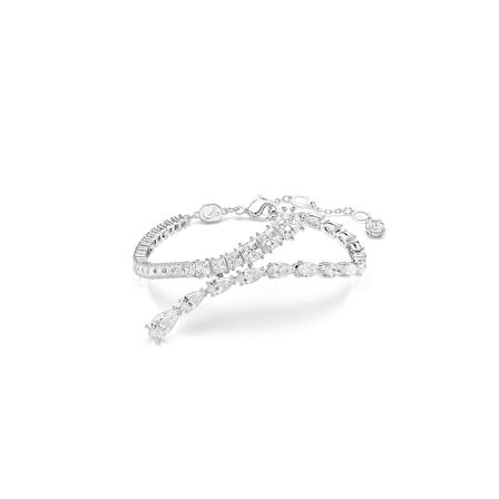 5693154 Swarovski Bilezik Matrıx:Bracelet Whıte/Rhs M