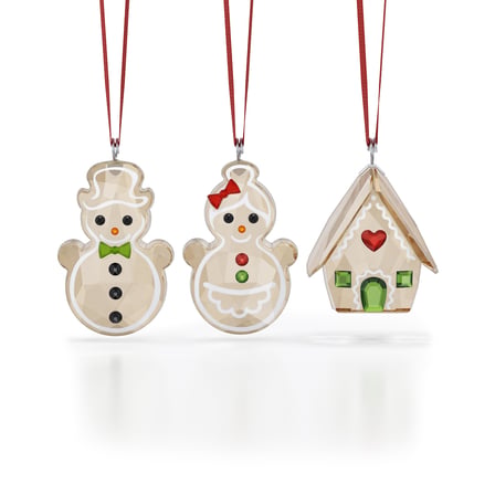 5701511 Swarovski Asma Süsler Holıday Cheers:Ornament Set Gıngerbread (#3)