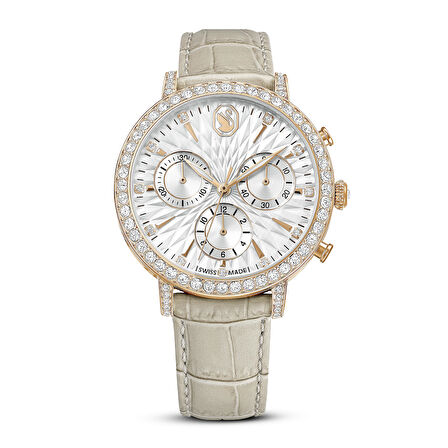 5702849 Swarovski Kol Saati Matrıx Chrono:Ls Taupe/Wht/Pro