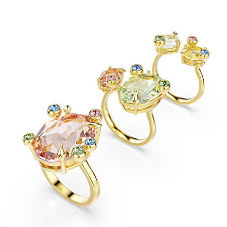 5705815 Swarovski Yüzük Gema:Rıng Set Of 3 Mul/Gos 58