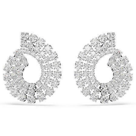 5705834 Swarovski Küpe Matrıx:Pe Round Whıte/Rhs